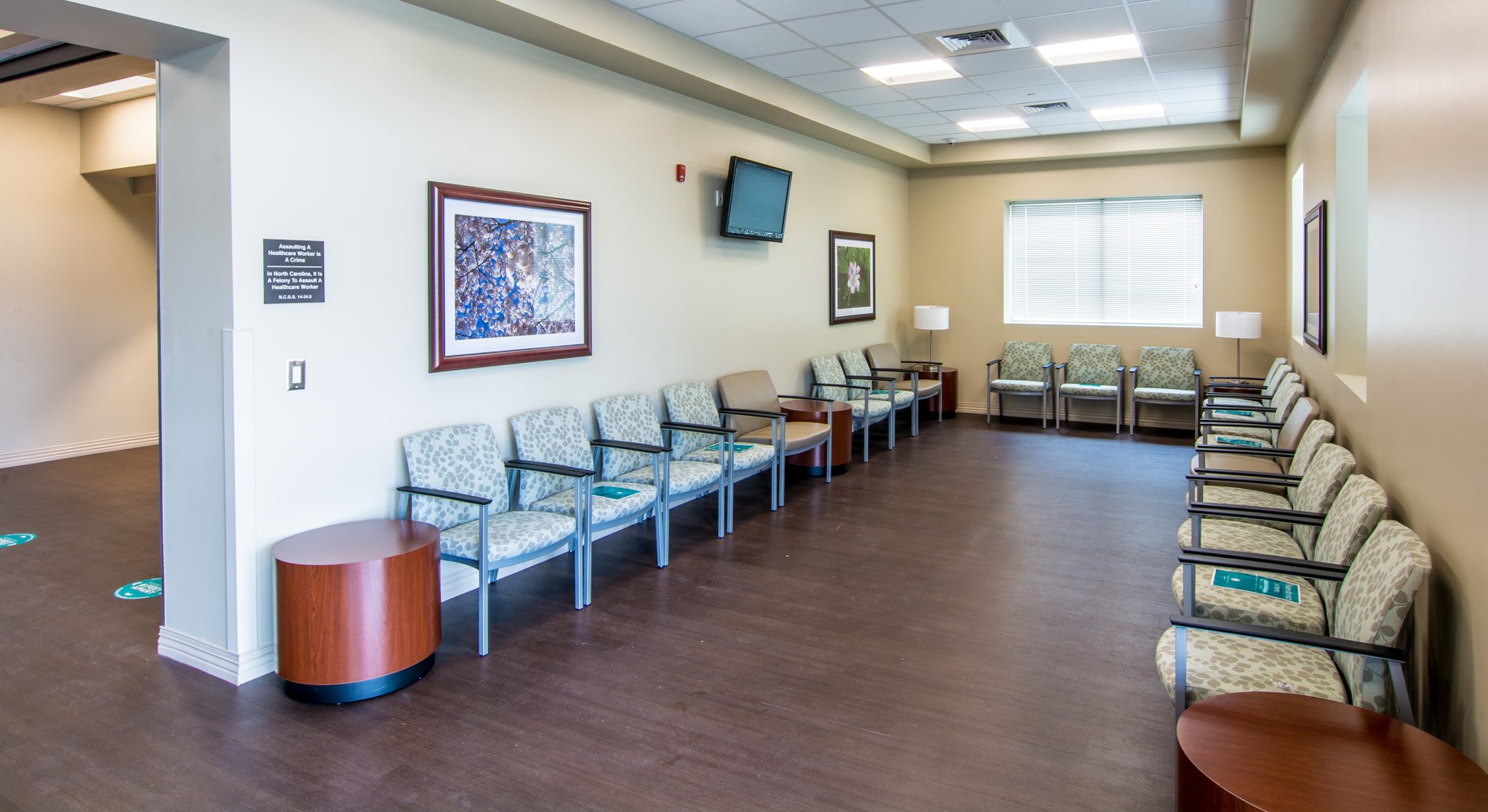 Carolinas Healthcare System Blue Ridge waiting area