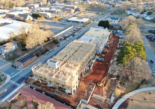 Mill One Mooresville under construction