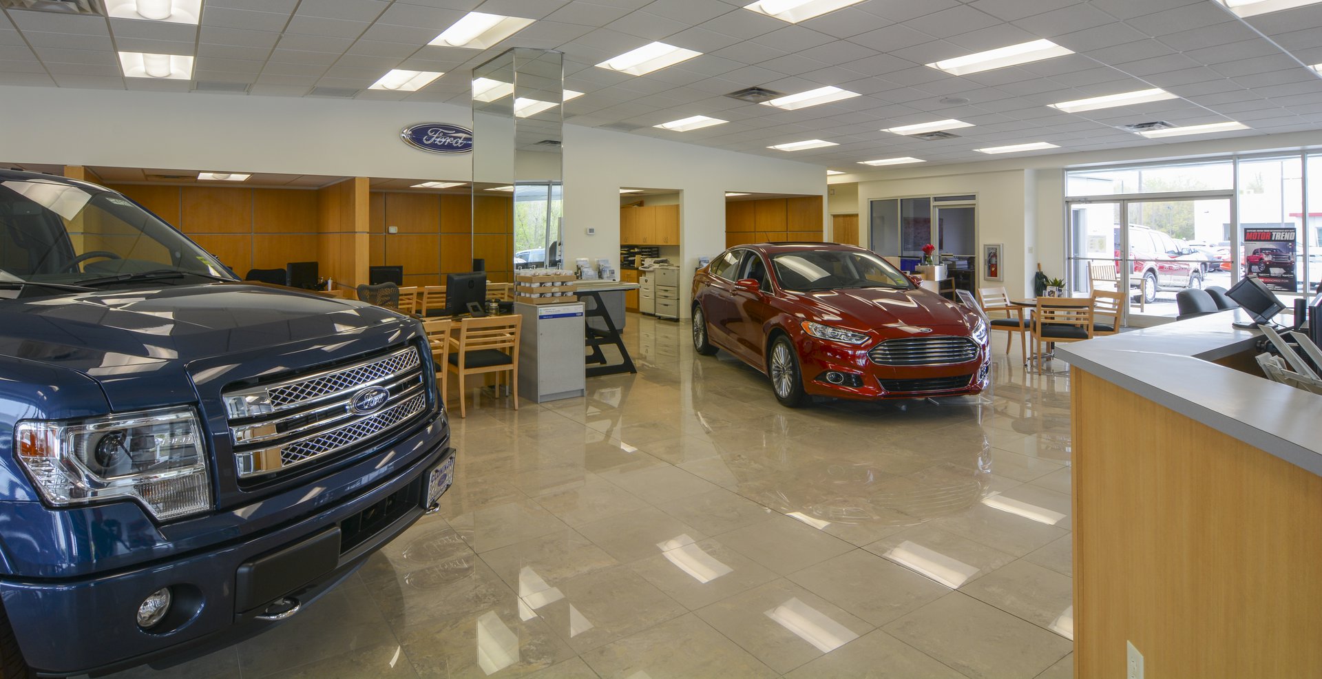 Cloninger Ford Salisbury, NC Showroom